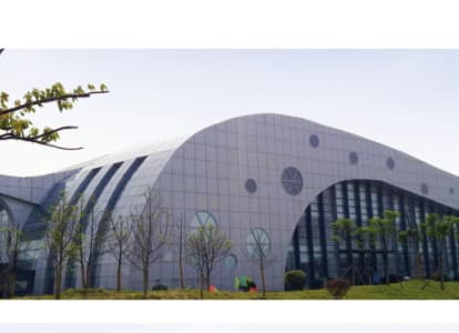 广丰县会议中心外景网架工程
